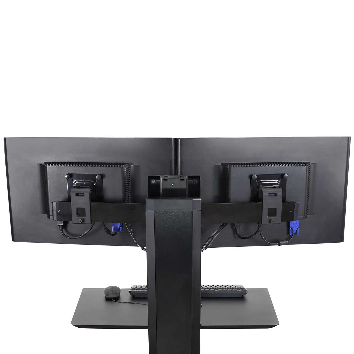 Ergotron - Dual Monitor Tilt Pivot Kit - for 2 Monitors 0 to 11 lbs Each - Add-on for WorkFit-S, WorkFit-A, WorkFit-C, and Neo-Flex Dual Monitor Stand