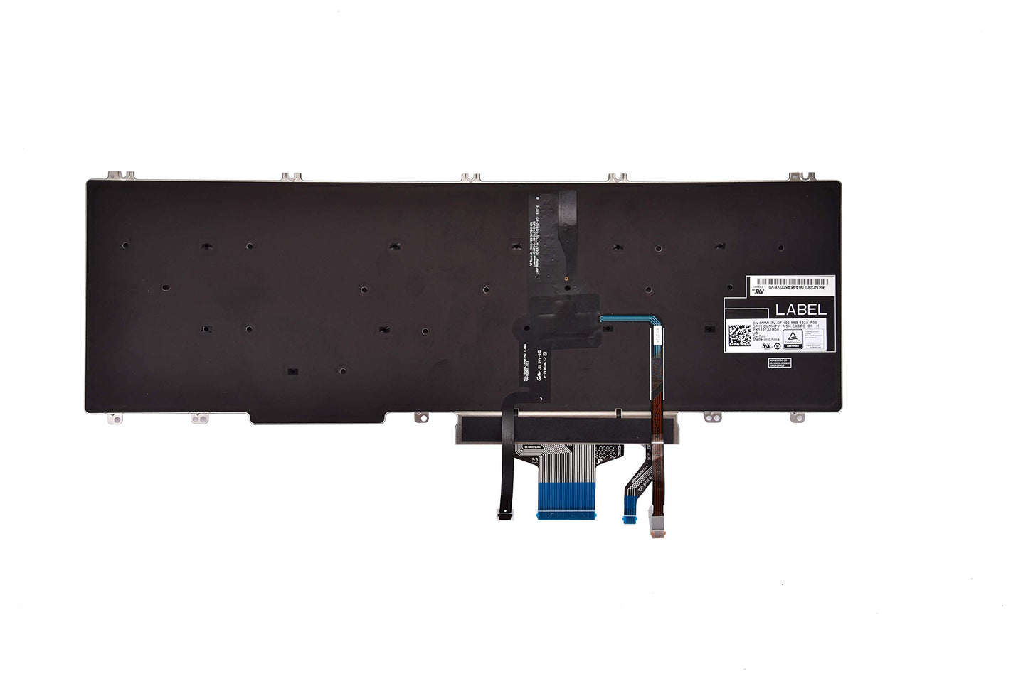 Replacement Keyboard for Dell Latitude 5500 5501 5510 5511, Precision 3540 3541 3550 3551 Series Laptop with Backlit with Pointer US Layout P/N: