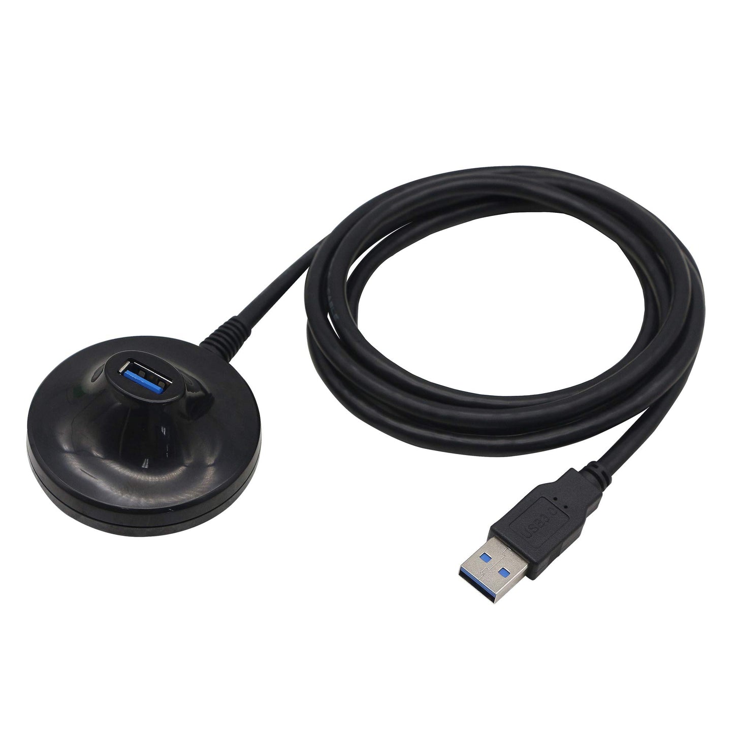 PNGKNYOCN 4.7 Feet USB 3.0 Extension Cable with Pedestal Male to Female Data Transfer Cord 5Gbps?for USB Flash Drive, Keyboard, Mouse