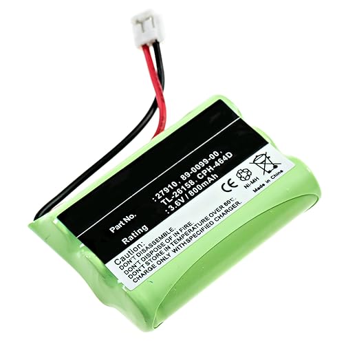 GE 5-2721 Cordless Phone Battery Replacement For 3 AAA w/JST - GE TL96158, VTECH 89-1323-00, sio PMP-3900 Series Battery