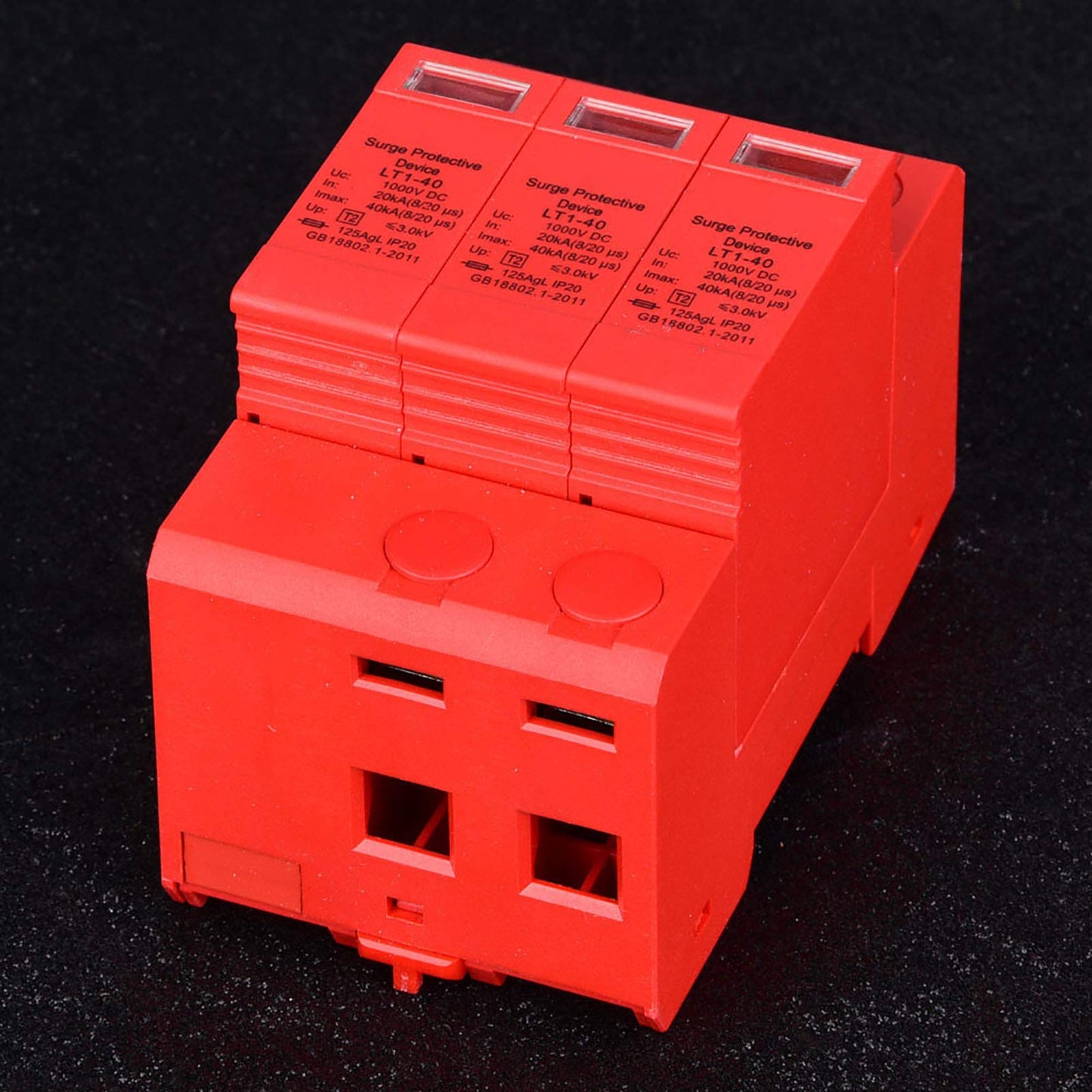YWBL-WH DC Power Protector, 3P 3.0KV House Protective Arrester Device for (3p40ka)