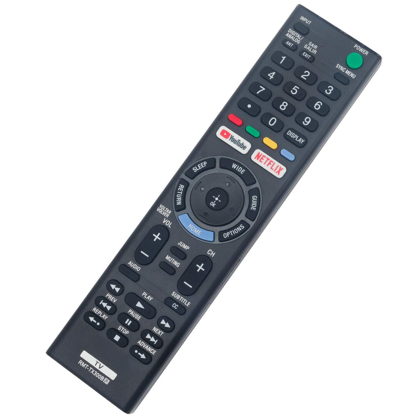 RMT-TX300B Replace Remote Control for Sony TV KD-43X727E KD-49X727E KD-55X727E KD49X725F