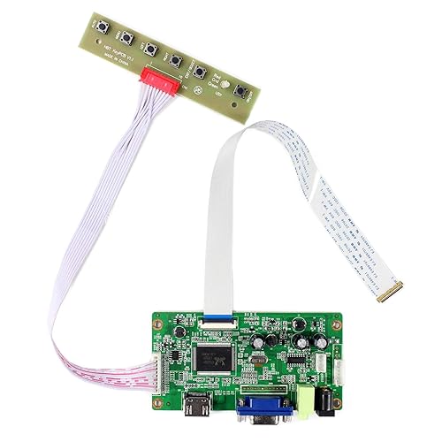 VSDISPLAY VGA Board for 1366x768 11.6inch 13.3in 14" 15.6" LP156WHU B156XTN04 NT156WHM N156BGE 30Pin EDP LCD Screen