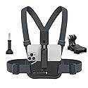 Sametop Phone Chest Mount Harness Holder Mobile Phone Strap Clip Compatible with iPhone Samsung GoPro 13/12/11/10/9/8 DJI Osmo and Most Cell Phones