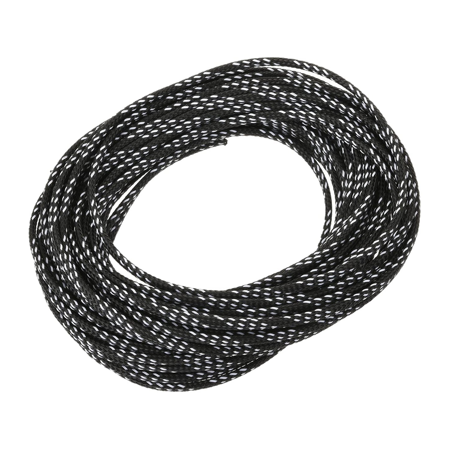 Othmro 32.8ft Length PET Flexible Expandable Braided Cable Sleeves 0.16in Width Wire Loom Sleeving and Organizer Flexible Wire Mesh Sleeves for TV