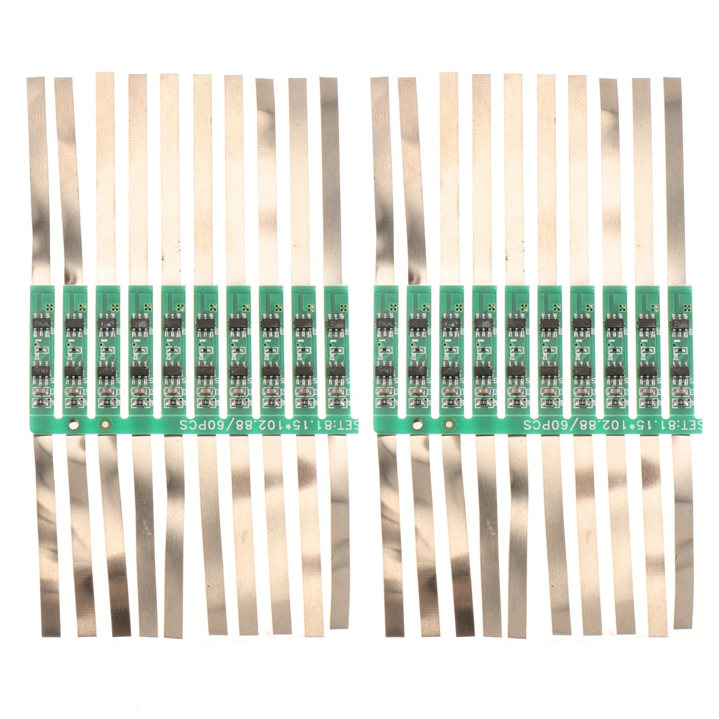 AEDIKO 20pcs 1S 3.7V 4A 18650 Charger PCB BMS Protection Board with Solder Belt for Li-ion Lithium Battery Cell