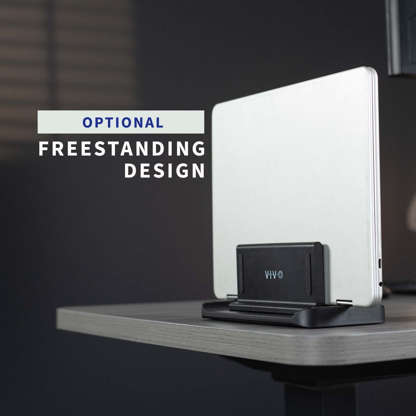 VIVO Multifunctional Adjustable Thin Client Mini PC Mount Bracket, CPU VESA Monitor Arm Computer Holder, Freestanding Desk Stand, Vertical Laptop