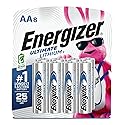 Energizer Ultimate Lithium AA Batteries (8 Pack), 1.5V Lithium Double A Batteries