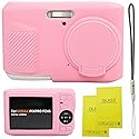 SZHSYJY Case for Kodak PIXPRO FZ45, FZ45 Accessories: Soft Silicone Protective Case with Removable Lens Cover, Includes 2 Screen Protectors and 1