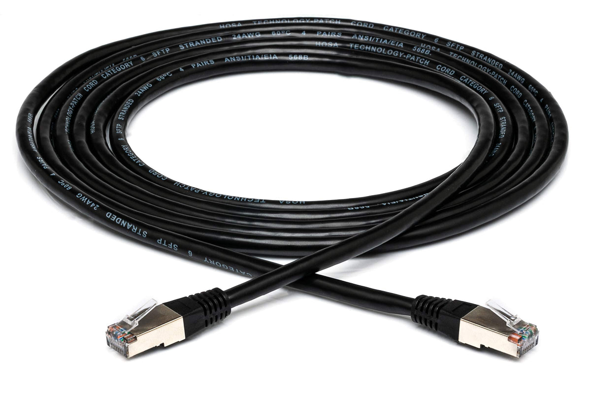 Hosa CAT-625BK Cat 6 Cable - 25 foot