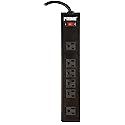 Prime Wire & Cable PB801120 6-Outlet Metal Power Strip with 14-3 SJT 10-Feet Cord,Black