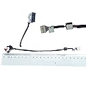 DC-in Jack for Ideapad Yoga Y50 Y50-70 DC30100RB00, DC Power Jack Harness Port Connector Socket with Wire Cable.