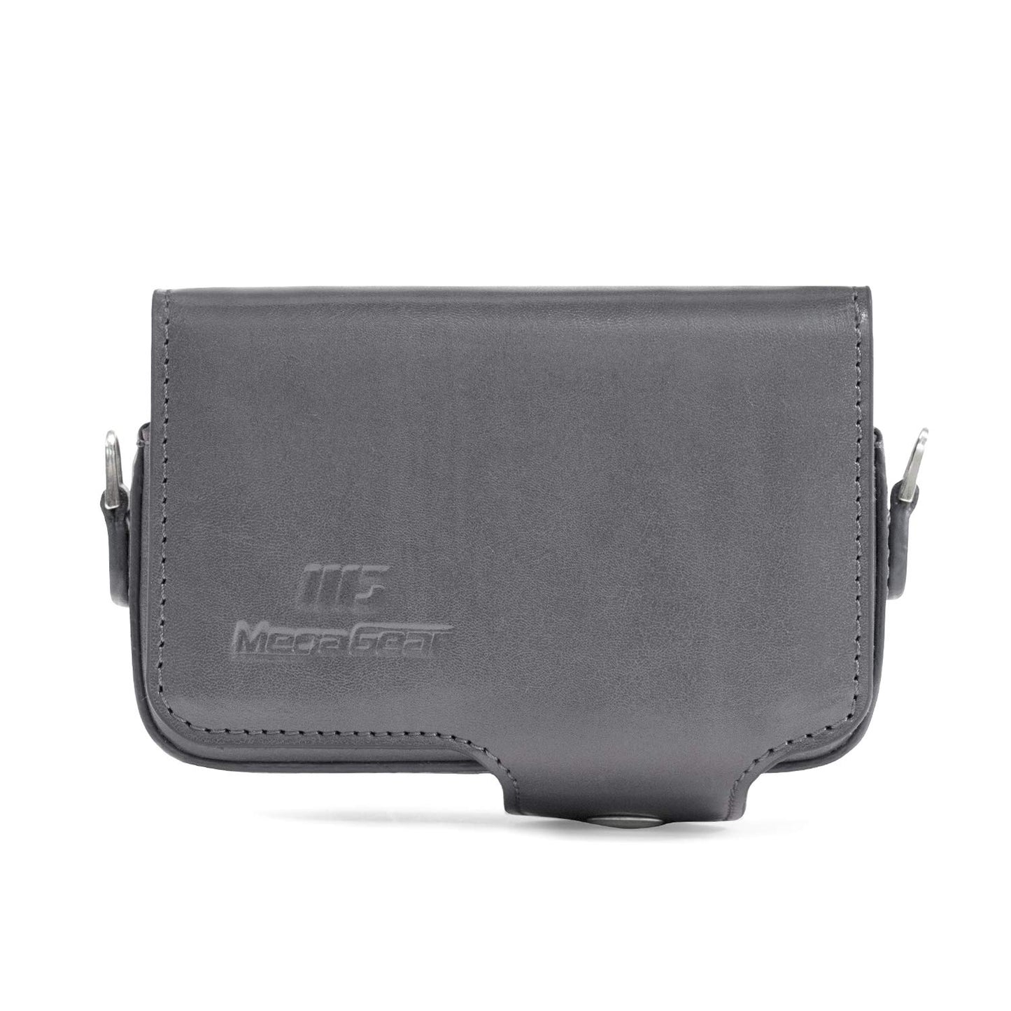 MegaGear Leather Camera Case with Strap Compatible with Sony Cyber-Shot DSC-RX100 VII, ZV-1, DSC-RX100 VI, DSC-RX100 V, DSC-RX100 IV, DSC-RX100 III