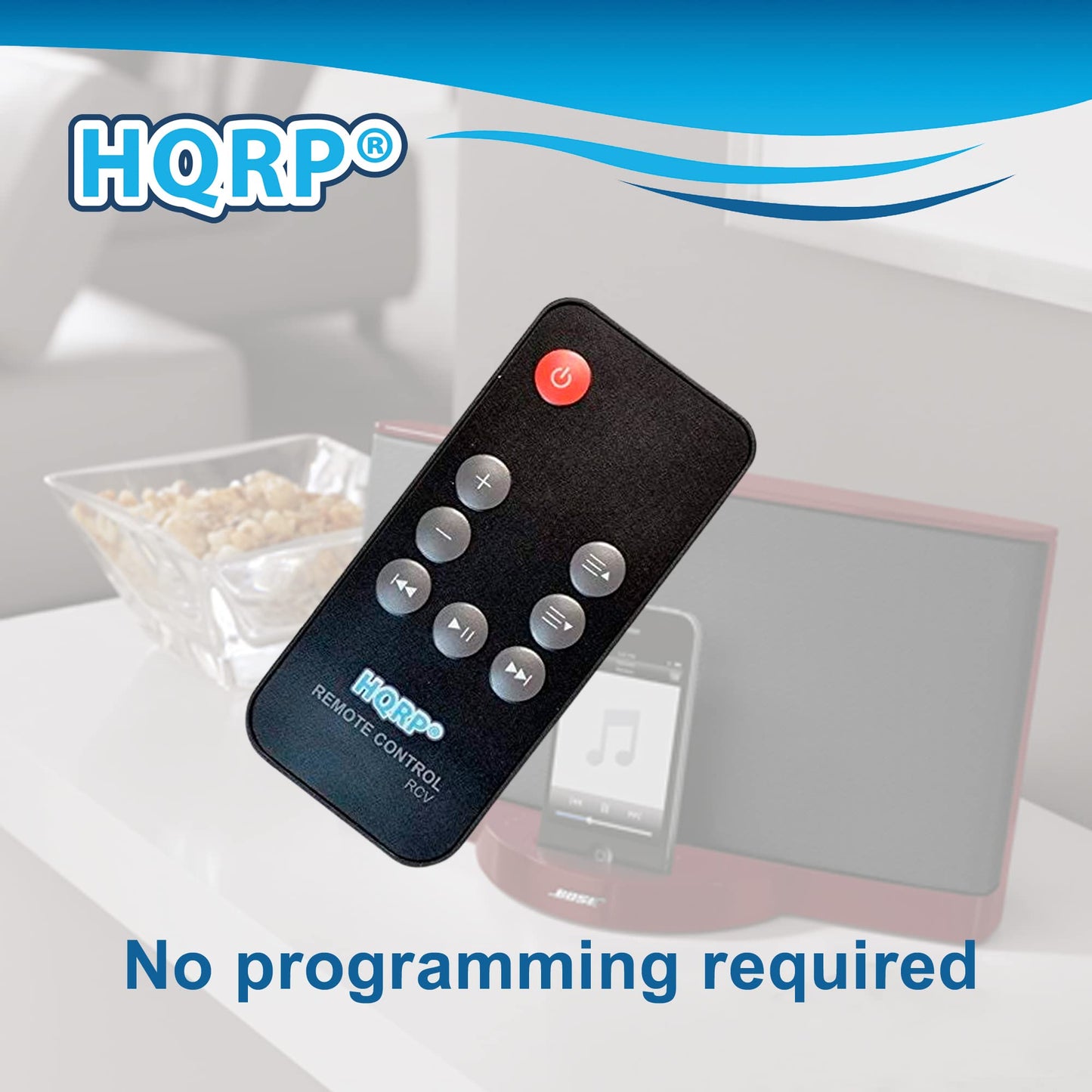 HQRP Remote Control for Bose SoundDock Portable, SoundDock Series II (2), Series III (3) Digital Music System Speaker Dock Controller