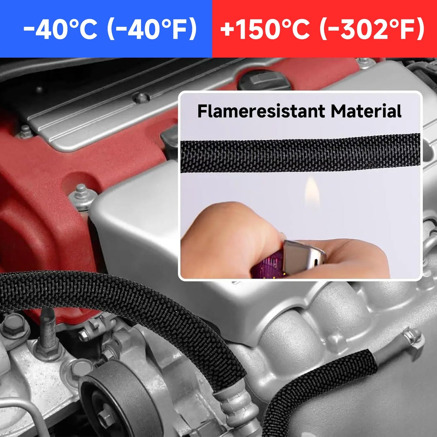 10ft 1 inch Cable Hider Wire Loom, Cable Sleeve Cord Protector for USB Cable, Wire Protector Management for Computer Electrical Wire Power Cord Audio