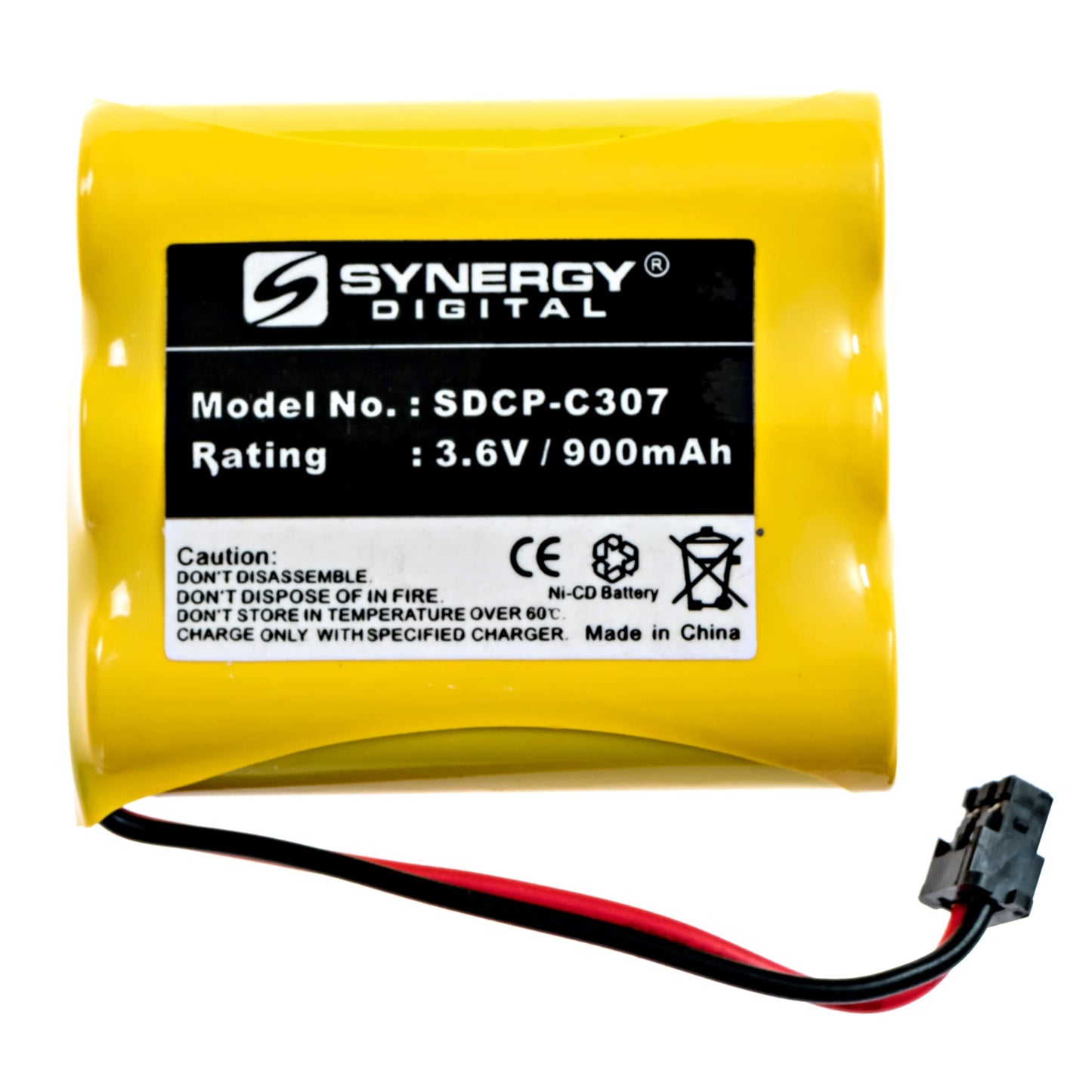 Dantona Cordless Phone Battery, Compatible with Radio Shack 43-3857 Cordless Phone, (Ni-CD, 3.6V, 600mAh) Ultra High Capacity, Replacement