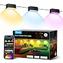 Govee Outdoor Deck Lights, RGBIC Outdoor Lights with 4000K White Light, IP65 Smart Fence Lights with App Control, Voice Control, LED Path Light