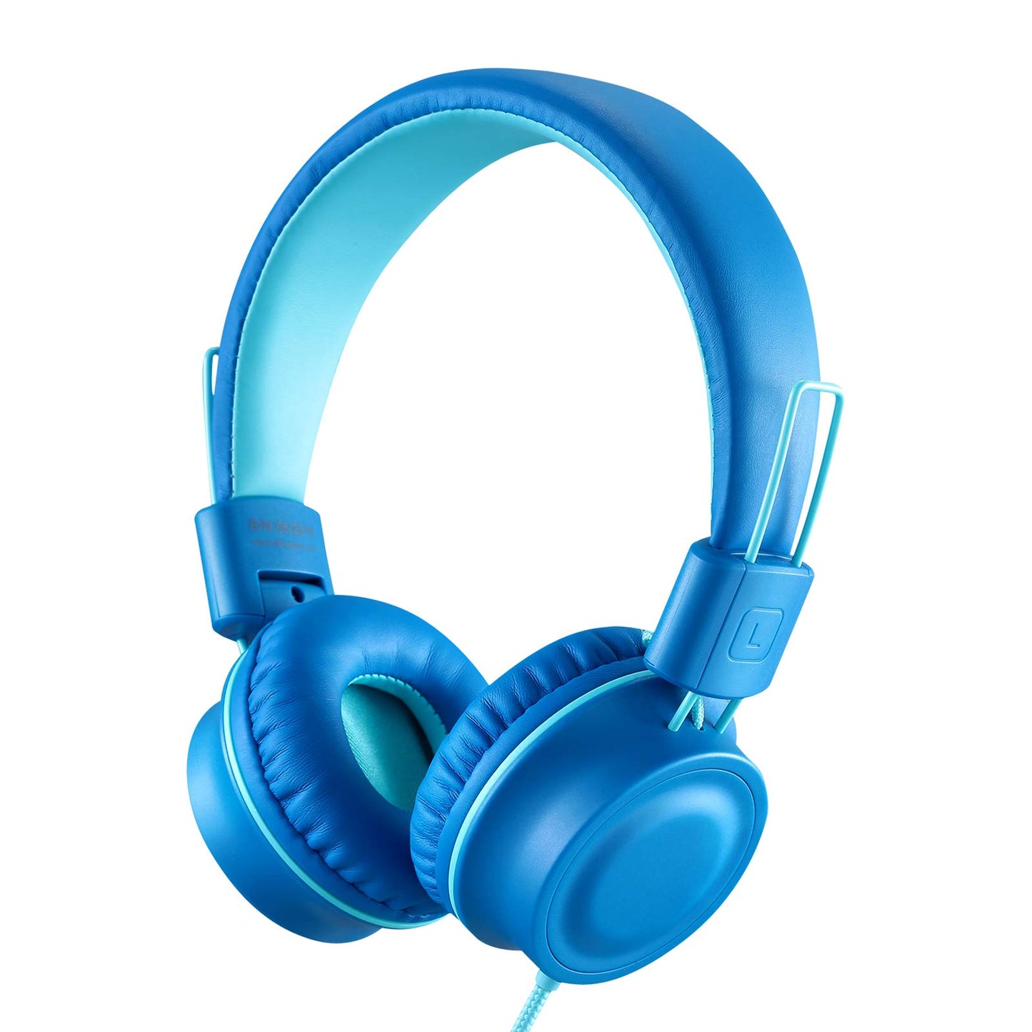 iRAG J01 Kids Headphones Foldable Stereo Tangle-Free 5ft Long Cord 3.5mm Jack Plug in Wired On-Ear Headset for iPad/Amazon Kindle