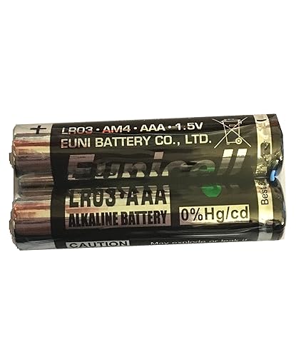 Hillflower 4 Piece AAA LR3 LR03 AM4 MN2400 Bulk 0% Hg 1.5V Ultra Power Alkaline New Battery