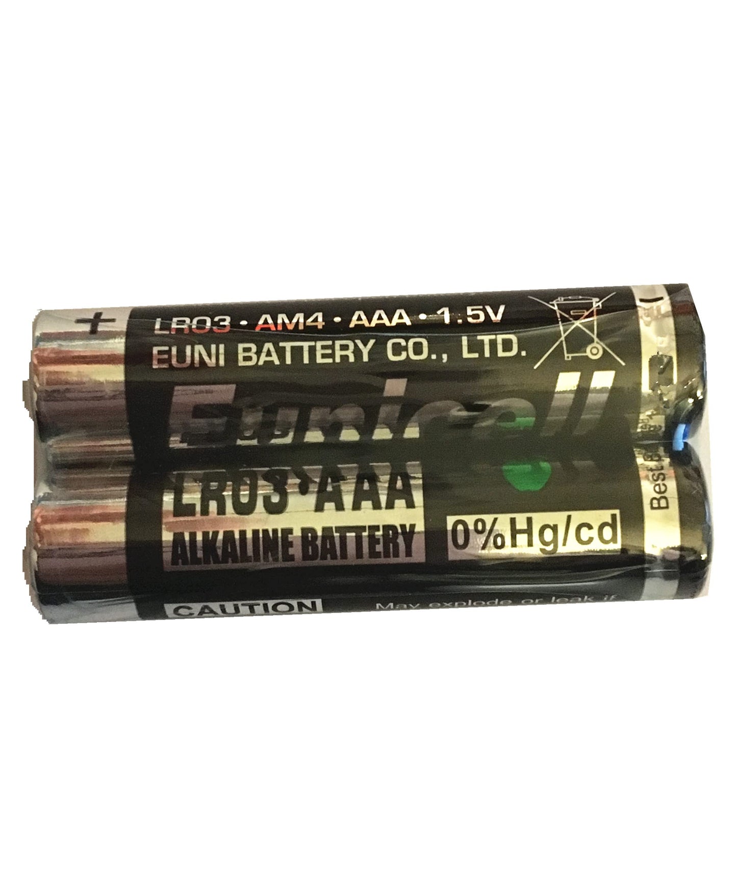 Hillflower 4 Piece AAA LR3 LR03 AM4 MN2400 Bulk 0% Hg 1.5V Ultra Power Alkaline New Battery