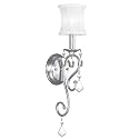 Livex Lighting 6301-91 Newcastle Brushed Nickel Wall Sconce , White