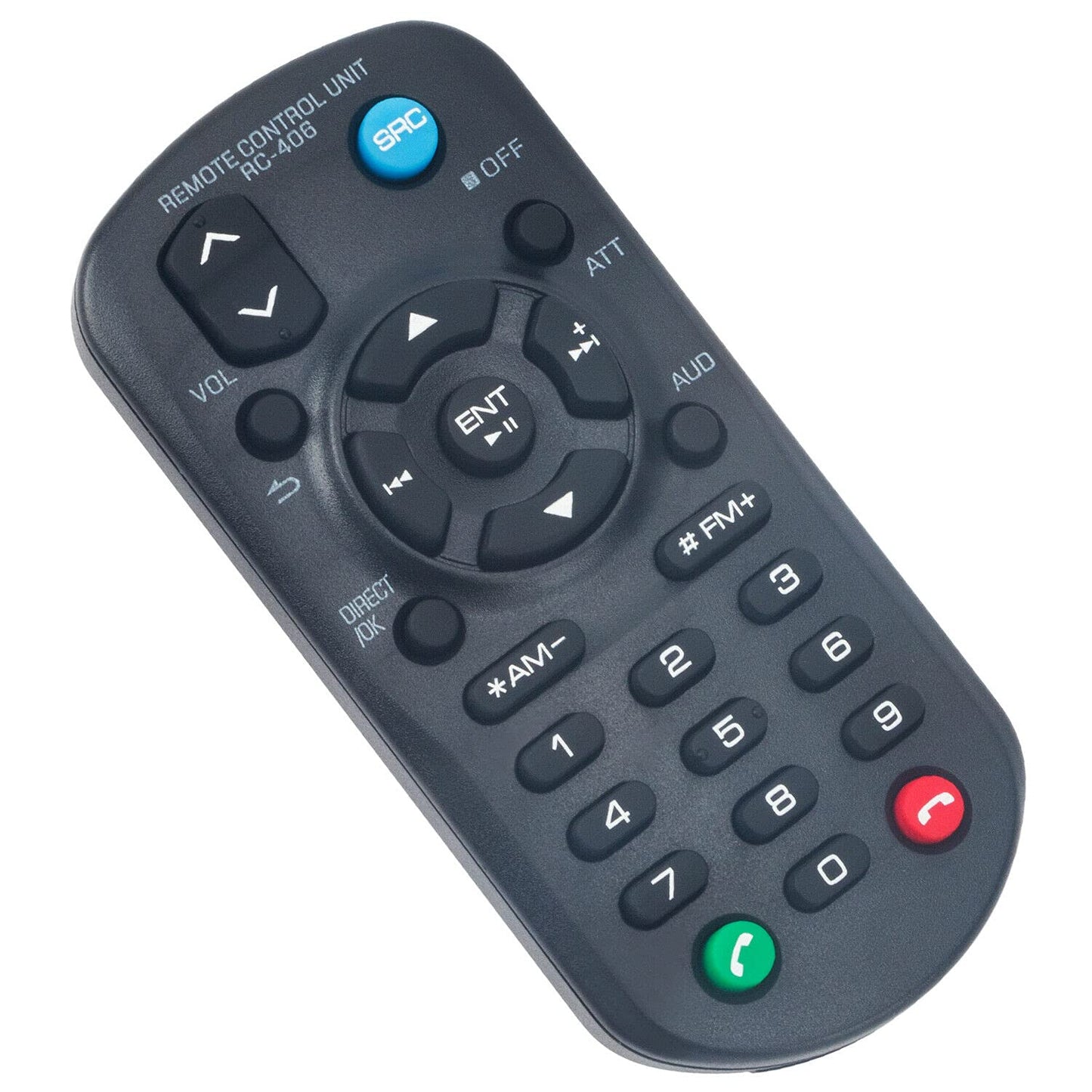 New RC-406 Replace Remote Control for Kenwood CD Receiver KMM-BT328 KMM-BT228U DPX794BH