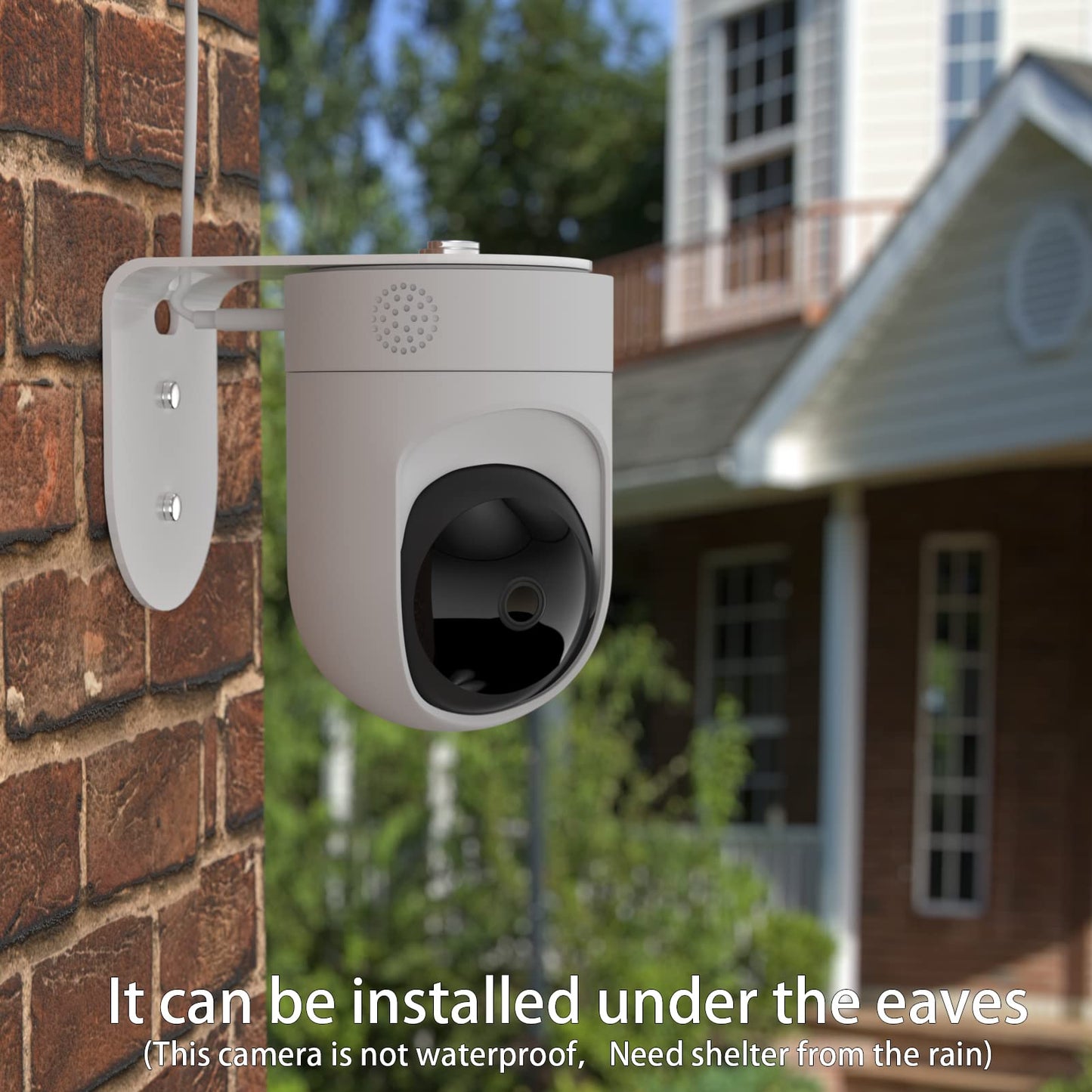 2 Pack Metal Wall Mount Compatible with Eufy Security Indoor Cam E220 and Eufy P24, Provide Better Viewing Angles