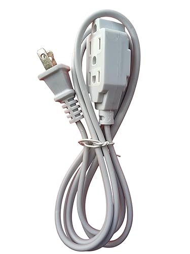 Power Strip,2 Prong Flat pin Plug in,use for Bulb,TV,Mobile Phone Charger,Razor,Fan,Drill,Office,Work,3ft,6ft,9ft,12ft Long Extension Cord