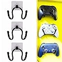 Pmsanzay 3 Pack Universal Self-Adhesive Game Controller Wall Mount Storage Organizer Stand Holder Hanger for Xbox One PS4 Switch Pro