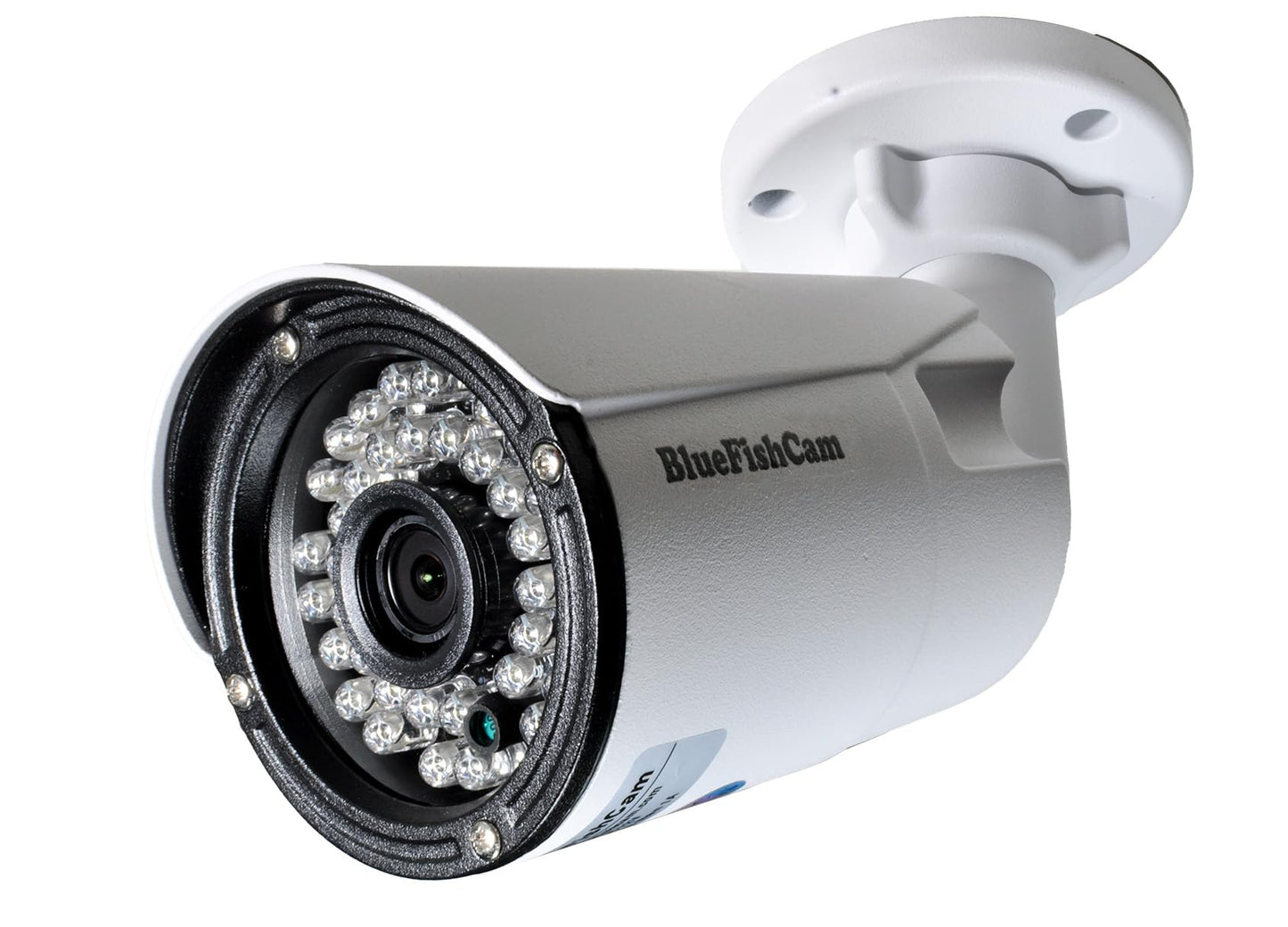 BlueFishCam Outdoor-Indoor Lens 3.6mm CMOS 1000TVL Camera CCTV Camera Surveillance Analog Waterproof Security System Motion Detective