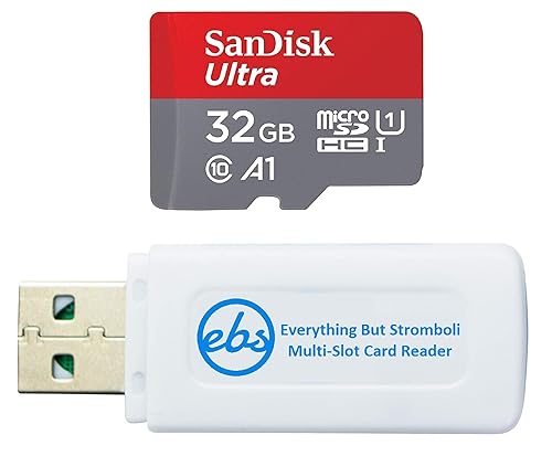 SanDisk Ultra 32GB Micro SD Memory Card Works with Wyze Cam Pan, Wyze Cam v2 Smart Camera (SDSQUA4-032G-GN6MN) Bundle with (1) Everything But
