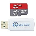 SanDisk Ultra 32GB Micro SD Memory Card Works with Wyze Cam Pan, Wyze Cam v2 Smart Camera (SDSQUA4-032G-GN6MN) Bundle with (1) Everything But