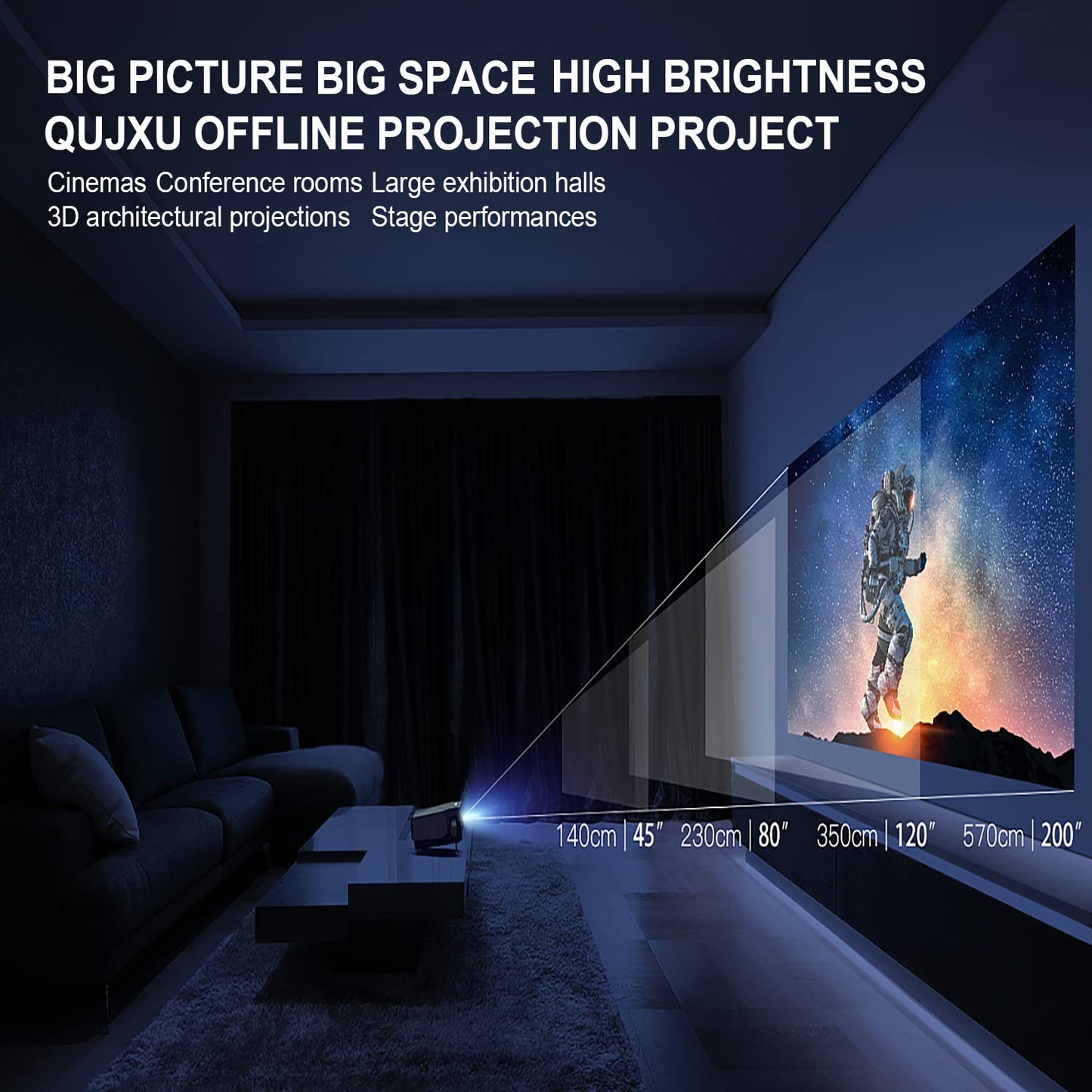 QUJXU KDS-60A3000 KDS60A3000 Lamp with Housing XL5200, Black