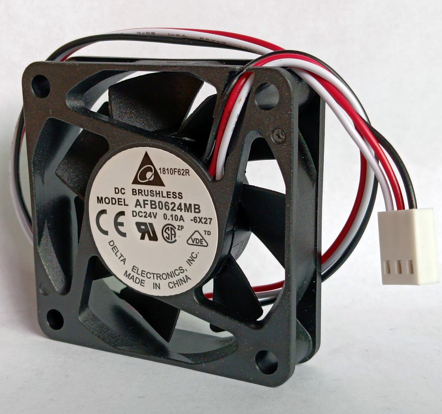 AFB0624MB DC24V 0.10A 6CM 6015 Cooling Fan AFB0624MB 3-Wire DC Fan