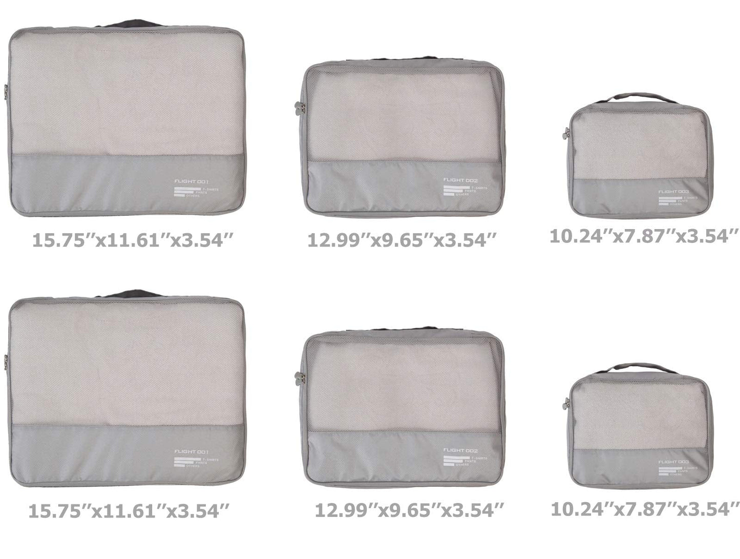 Packing Cubes Set Travel Luggage Organizers Suitcase Lightweight Accessories