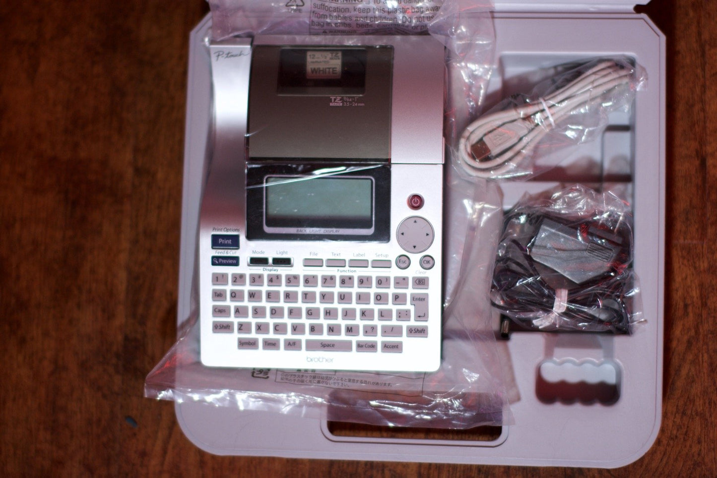 Brother PT-2700 Desktop Labeling System (Silver/Black)