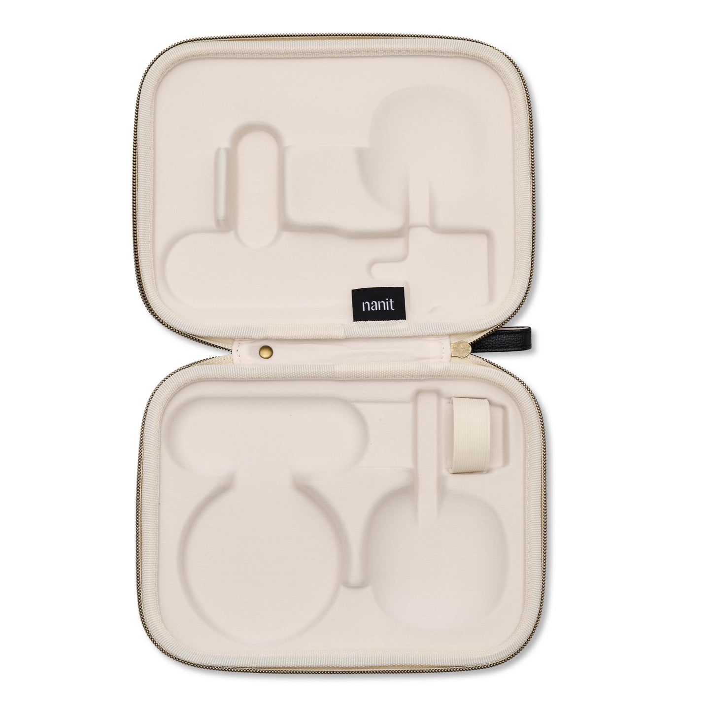 Nanit Travel Case - Protective Hard Shell Carrying Case for Nanit Pro Baby Monitor and Multi-Stand Travel Accessory, Two Tone Canvas
