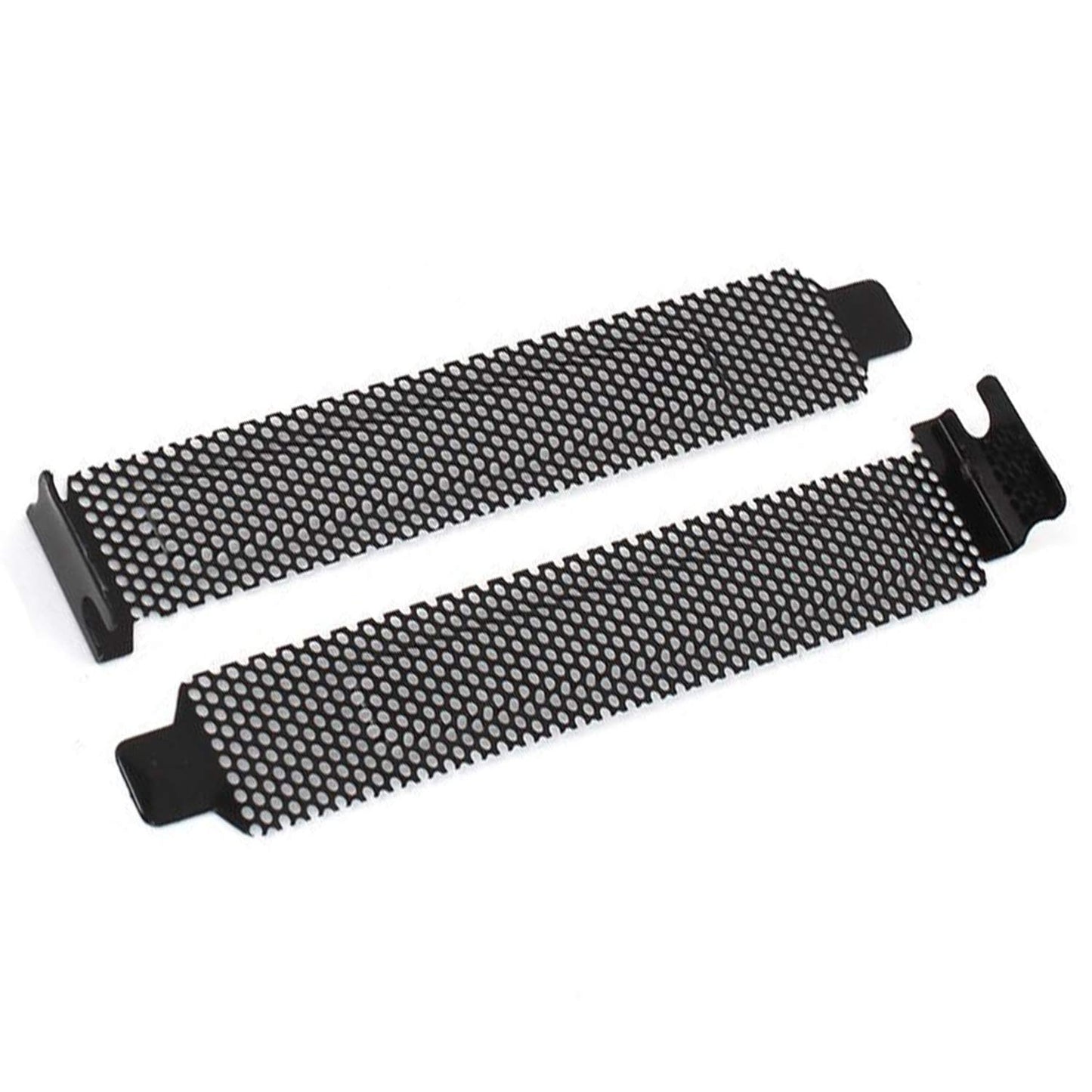 Maxmoral 10pcs Vented PCI Slot Cover Ventilation Deflector PC Computer Case Cooling Fan Dust Filter Blanking Plate
