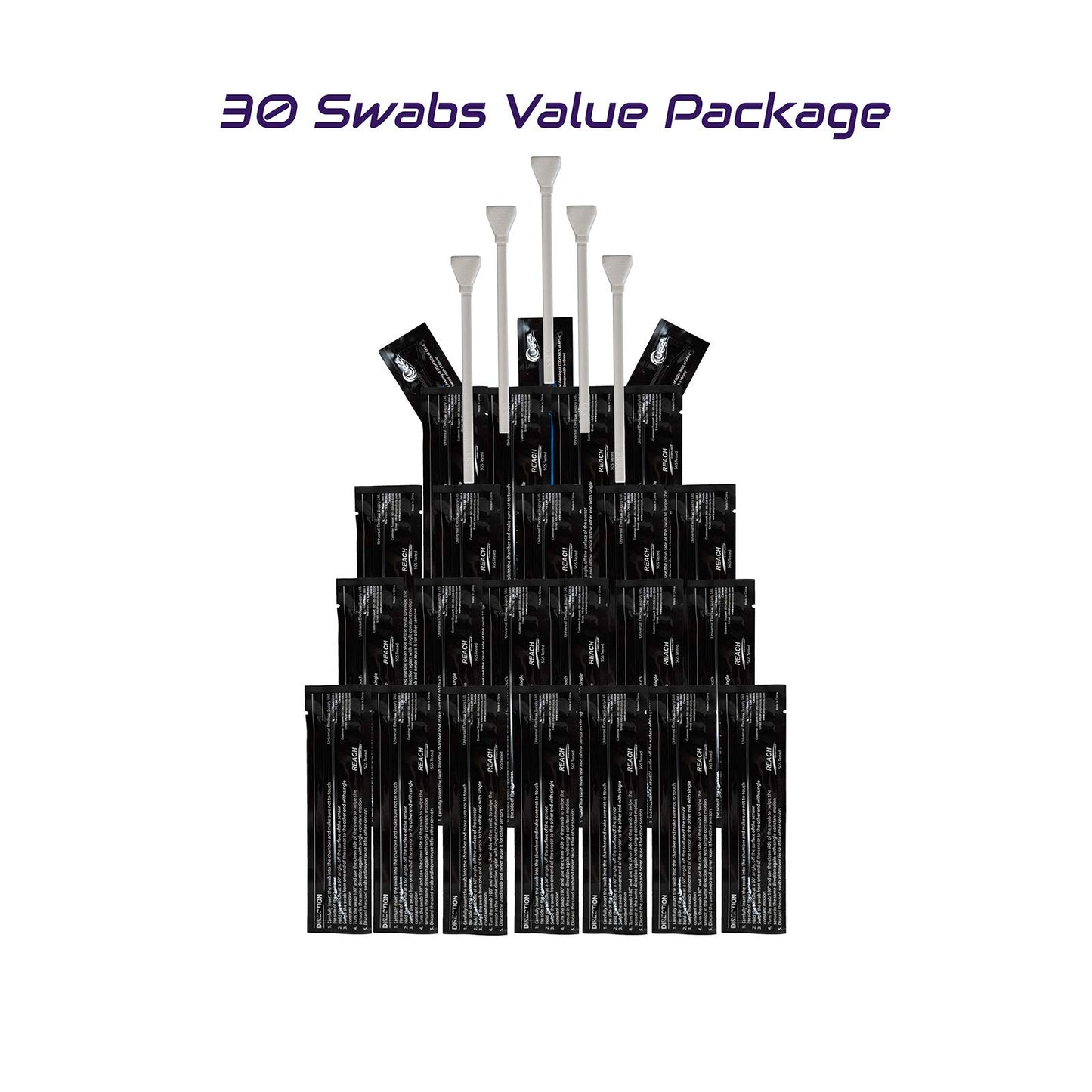 UES APSC-30 APS-C Swab Value Package - Compatible with Sony, Nikon, Canon DSLR Reflex & Mirrorless Digital Cameras CCD & CMOS APS C Type Sensor Clean