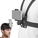 NEEWER Mobile Phone Chest Mount Head Strap Mount, Quick Release POV Vlog Accessory Kit for Video Recording, Compatible with iPhone GoPro Hero Insta360