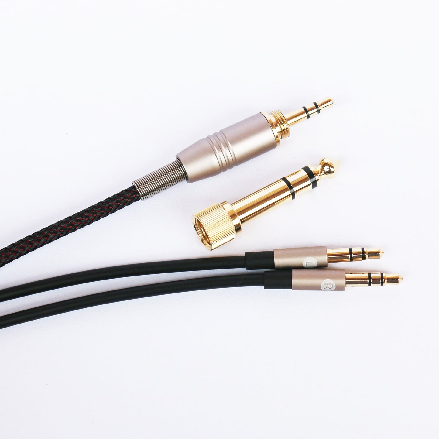 NEW NEOMUSICIA Replacement Cable Compatible with Hifiman HE4XX, HE-400i (The Latest Version with Both 3.5mm Plug) Headphones 3.5mm / 6.35mm to Dual…