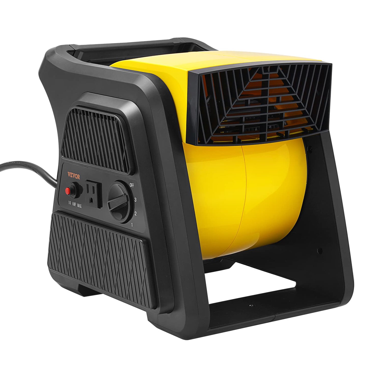 VEVOR Pivoting Utility Fan, 600 CFM High Velocity Floor Blower for Drying