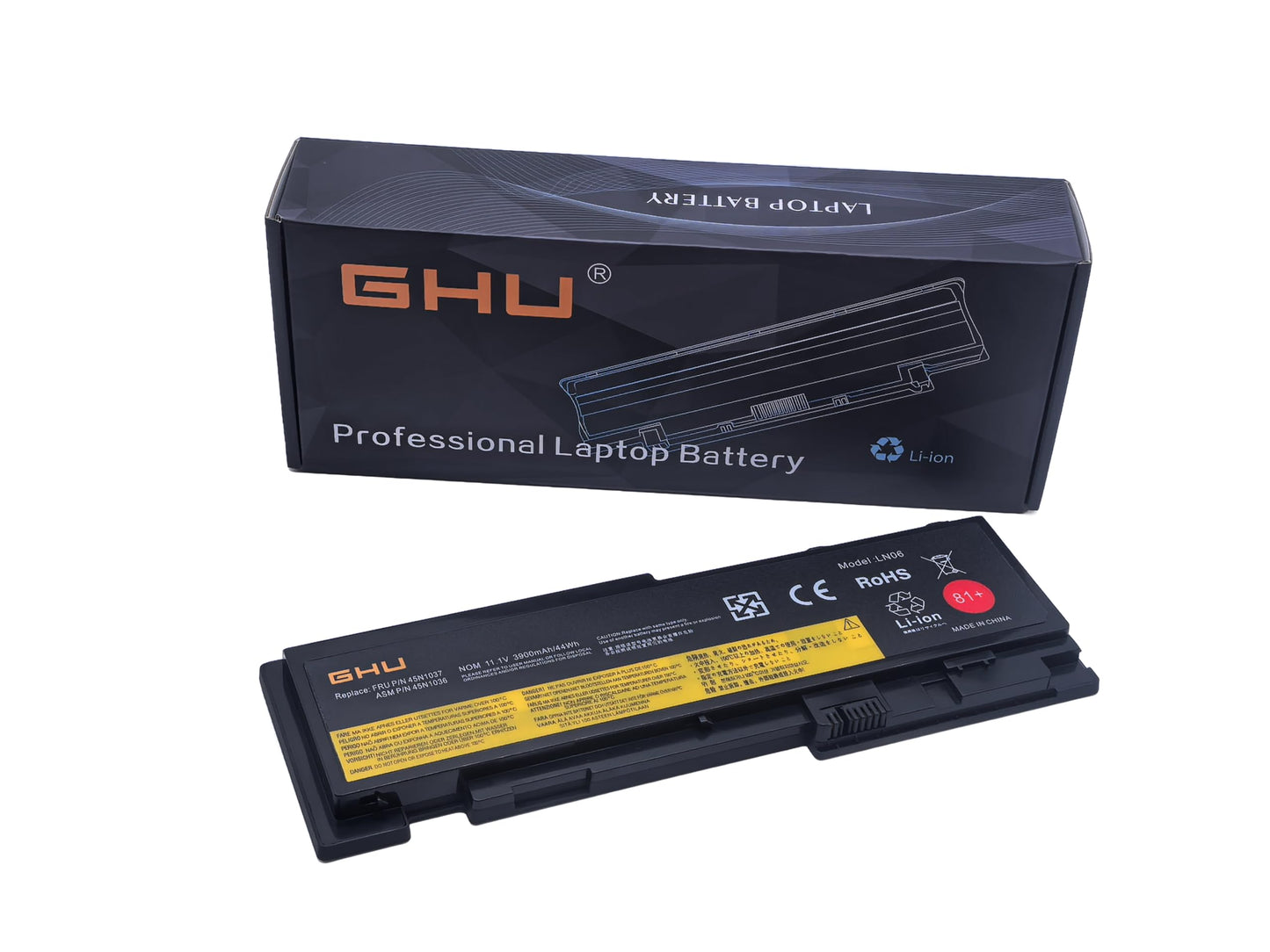 GHU New Battery 81+ Compatible with Lenovo ThinkPad T420s T430s 0A36287 42T4844 42T4845 42T4846 42T4847 45N1036 45N1037 45N1038 45N1039 45N1064