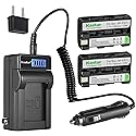 Kastar 2-Pack NP-FS11 Battery and LCD AC Charger Compatible with Sony CCD-CR1, CCD-CR5, DCR-PC1, DCR-PC2, DCR-PC3, DCR-PC4, DCR-PC5, DCR-TRV1VE
