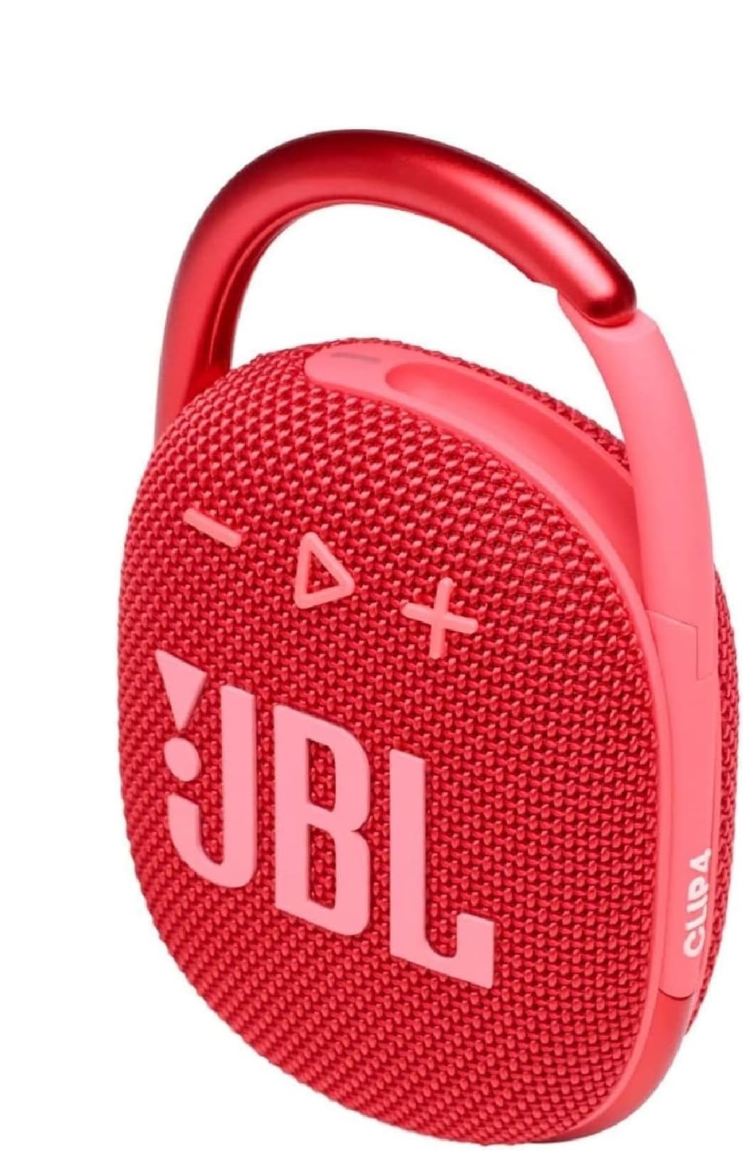 JBL Clip 4 Portable Bluetooth Speaker Bundle with Deluxe CCI Protective Carrying Pouch (Red)