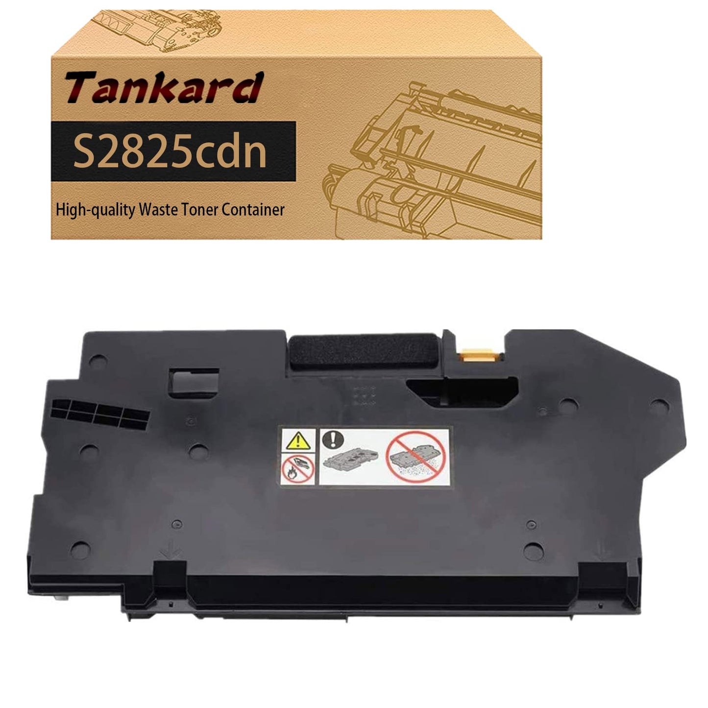 Tankard Compatible for S2825cdn H625cdw H825cdw Waste Toner Box Replacement for Dell H625cdw H825cdw S2825cdn Color Laser Printer