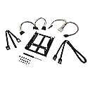 Micro Connectors 2.5” SSD/Hard Drive Installation Kit with SATA Data and Power Cables (L02-35252-KIT)