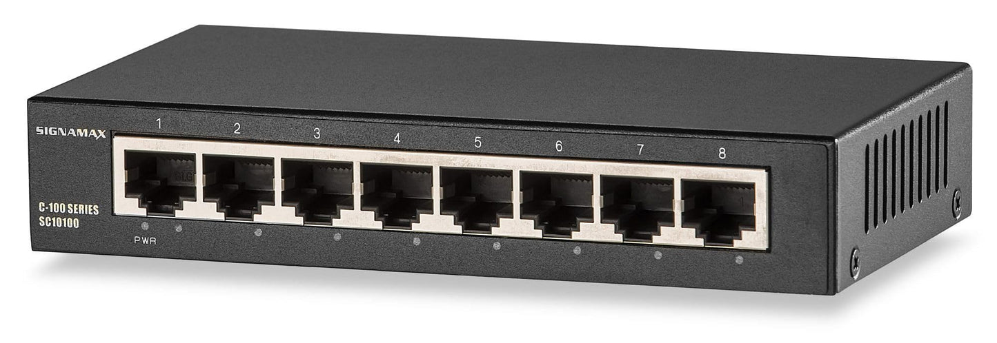 SIGNAMAX FO-SC10100 C-100 8 Port Gigabit Switch