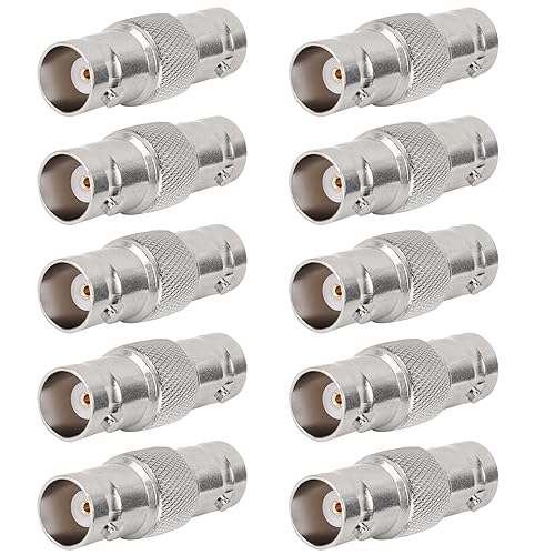 XRDS RF BNC Connectors - Female to Female Adapter, 10 PCS BNC Couplers