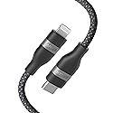 Anker USB C to Lightning Cable, Upcycled-Braided USB C to Lightning Cord, Ultra-Fast Charging Cable for iPhone 14/13/12/11 Series and More (3FT)